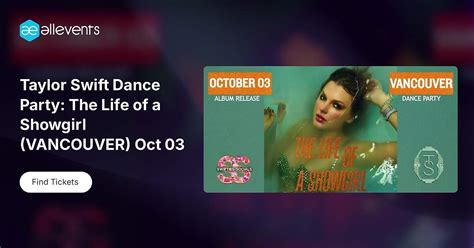 Taylor Swift Dance Party: The Life of a Showgirl (VANCOUVER) Oct 03 ...