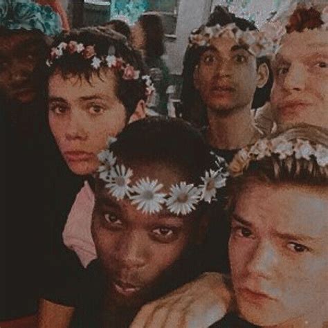 Image result for Maze Runner Cast Dancing Off Set