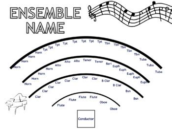 Image result for Concert Band Seating Chart