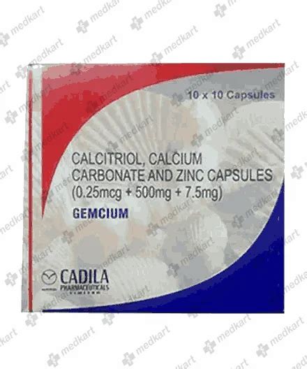 GEMCIUM DS TABLET 15'S : View Price, Combination and Alternatives | Medkart