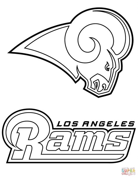 Nfl logo coloring pages – Artofit