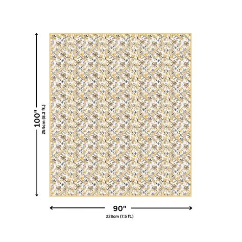 The Golden Paisley Reversible Double Bed Dohar – JaipurFabric®