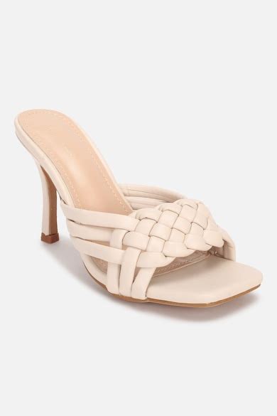 Buy Women Cream Sandals Online - 874523 | Van Heusen