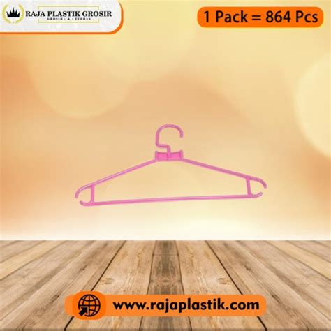 HANGER GANTUNGAN BAJU PLASTIK FANTASY FLORENT, HARGA MURAH