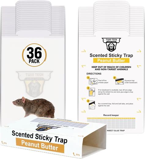 Amazon.com : 10 Pack XLarge Mouse Trap Glue Board Indoors Sticky Trap ...