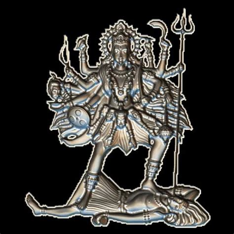 Divine Kali Mata 3D Model STL Download - Spiritual Pendant