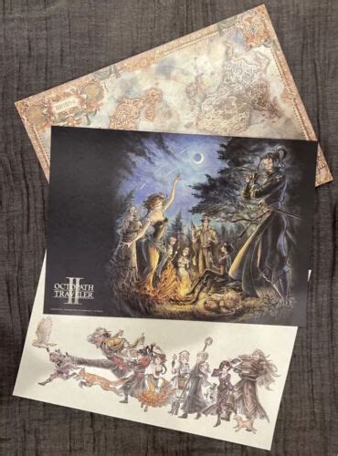 Octopath Traveler II 2 Square Enix Cafe 2023 | Ubuy India