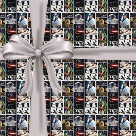 Star Wars Gift Wrap, Birthday Party, Wrapping Paper for Boys Party - Etsy