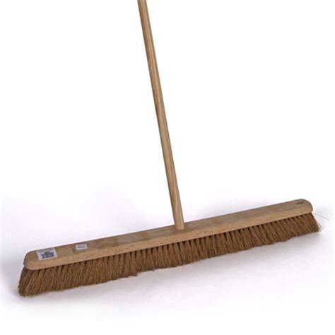CleanSource® 18" SOFT Coco Wooden Broom + Handle Complete - Caterclean ...