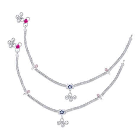 925 Purity Silver Anklet | Silver - Reliance Jewels