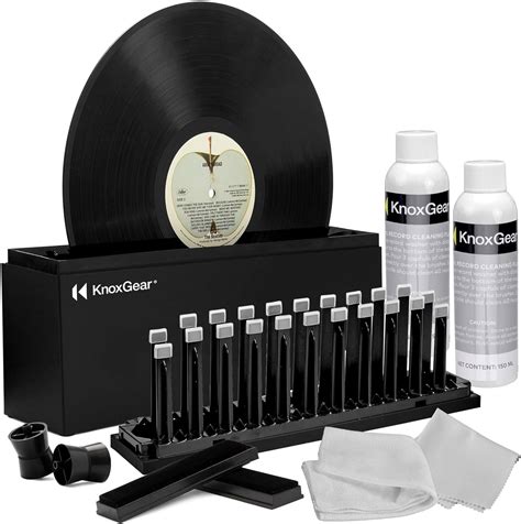 Knox Vinyl Record Cleaner Spin Kit - Washer Basin, Air Drying Rack ...