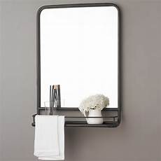 Metal Bathroom Mirrors by Metal Mirror With Shelf Small Shades Of Light Metal Bathroom Mirrors