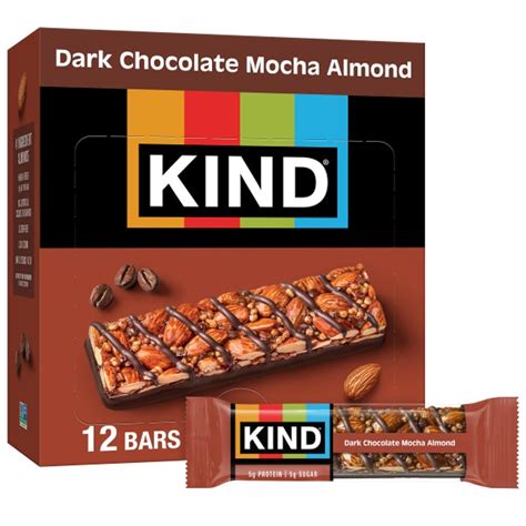 KIND Bars, Dark Chocolate Mocha Almond, Healthy India | Ubuy
