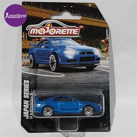 Jual Majorette Japan Series Nissan Skyline GTR R34 Biru - Jakarta Utara ...