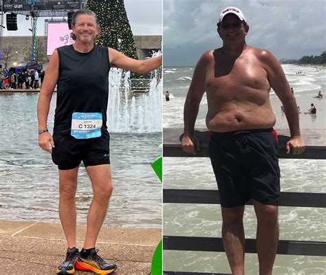 Dad loses 100 pounds in 6 months after seeing photo of himself sleeping ...