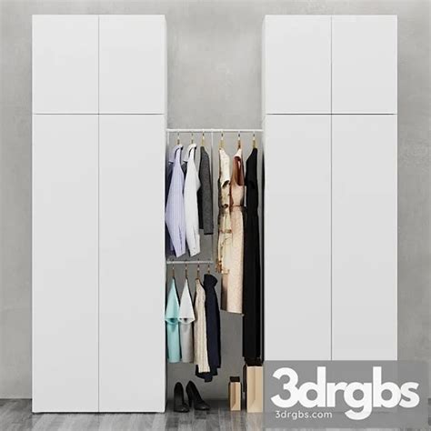 Ikea Combination Wardrobe Ophus 3 3dsmax Download – 3DSky Model Free