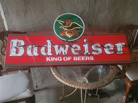 vintage budweiser beer neon signs | #4699982678