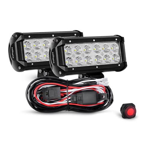 Nilight Nilight 2PCS 6.5 Inch 36W Flood LED Light Bar Led Work Light ...