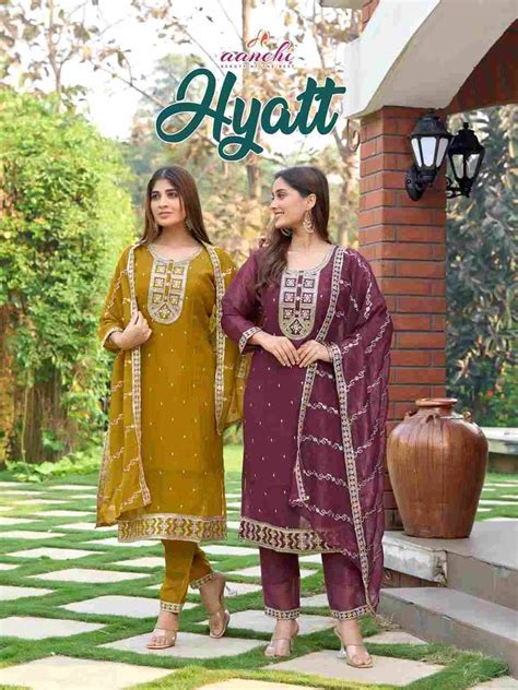 HYATT BY AANCHI 1001 TO 1004 SERIES DESIGNER FESTIVE SUITS BEAUTIFUL ...