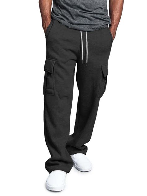 Manfinity Homme Loose Men's Drawstring Waist Sweatpants With Flap ...