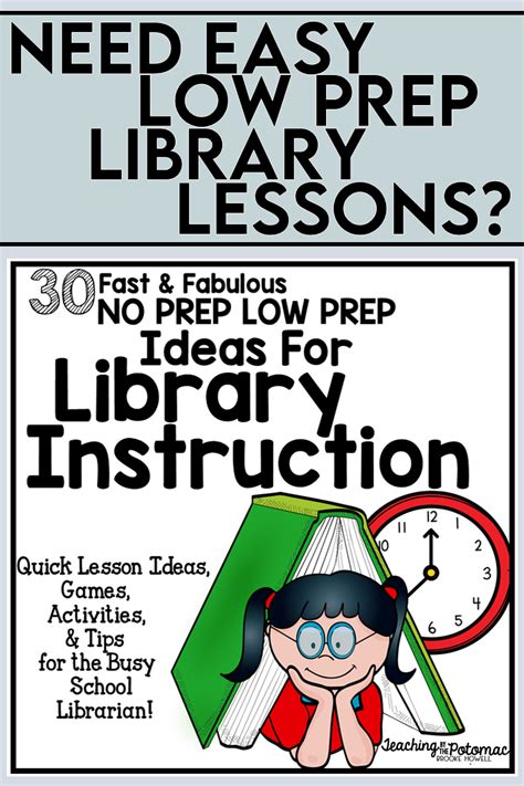 Free Printable Library Lessons 的图像结果