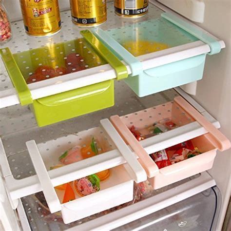 Oslen Kitchmax Refrigerator Storage Rack (Multicolour) : Amazon.in ...