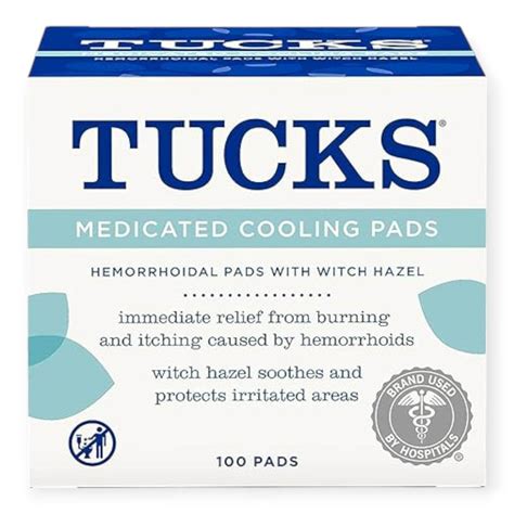 Tucks Medicated Cooling Pads, 100 Pads – BabyAmore