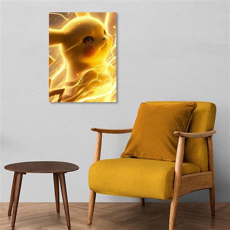 Pikachu: Thunderbolt Showdown Metal Poster – oliveandgray