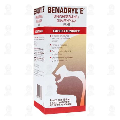 Benadryl E Jarabe, 150 ml.