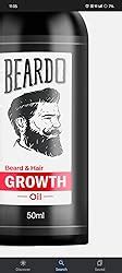 Beardo Beard & Hair Growth Oil, 50ml | Natural Hair Oil for Thicker ...