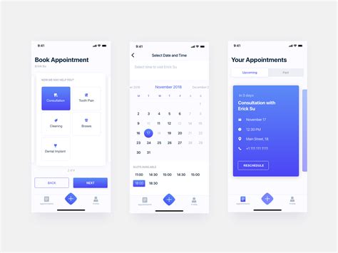 Appointment Booking in 2020 | Medical app, Appointments, Appointment book