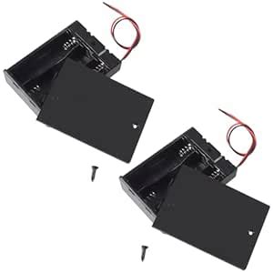 AIMPGSTL AA Battery Case Holder Switch and Cover, 2Pcs DIY Battery ...