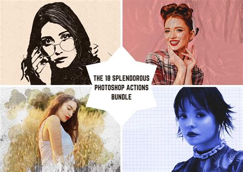 The 18 Splendorous Photoshop Actions Bundle – Photoboto