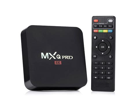 Tv Box 4k MXQ Pro 64 Gb de Memória Interna + 4 GB de Ram Android 10.1 ...