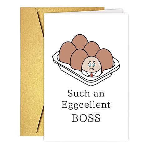 RUALOVE Funny Bosses Day Cards, Boss's Day Card Gift, Card For Boss, Gift For Boss, Boss Day ...