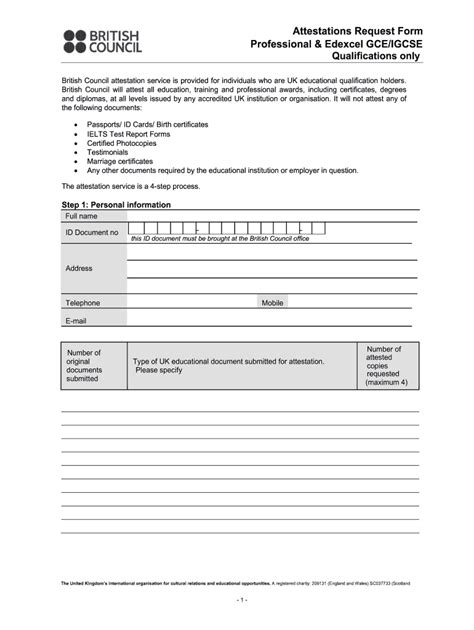 UK Attestations Request Form - Blank Fillable Template | Fill Out ...