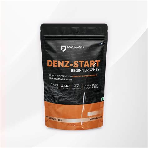DENZOUR NUTRITION Denz-Start Beginner's Whey protein (Belgium Chocolate ...