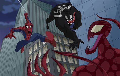 Spectacular Spider-Man & Venom vs Carnage by MelSpyRose | Spiderman art ...