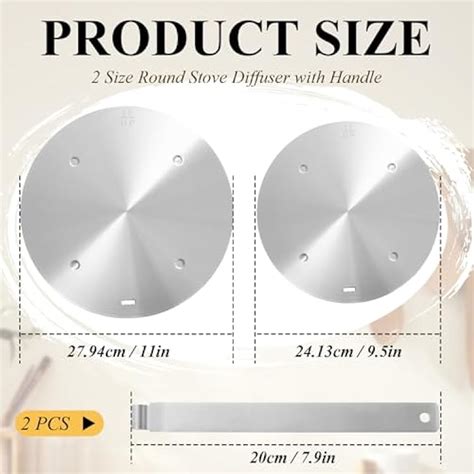 Reallnaive 2 Pcs 9.5 and 11'' Stainless Steel India | Ubuy