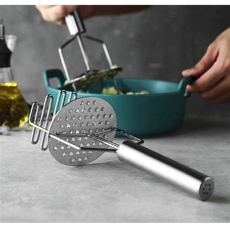 NILAM ENTERPRISE Multipurpose Stainless Steel Hand Masher/Crusher (Dal ...