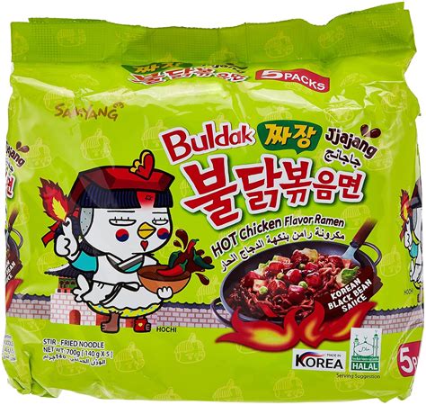 Buy Samyang Jjajang Hot Chicken Ramen ì§œìž¥ ë¶ˆë‹­ 볶ì Œ면 , multi, 4.94 ...