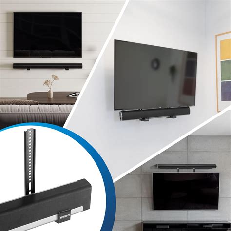 Buy Mount-It! Soundbar Mount for TV and Wall Mounting | 2-in-1 Soundbar ...