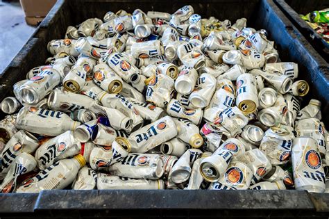 Pile Of Empty Beer Cans