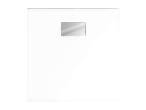 Receveur zero ressaut 90 x 90 x 4 VILLEROY ET BOCH Le Valence céramique ...