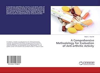 Buy A Comprehensive Methodology for Evaluation of Anti-arthritic ...