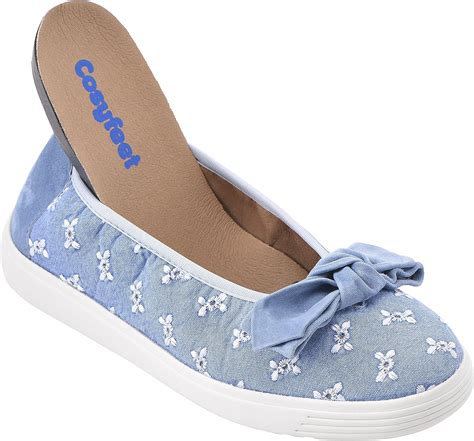 Buy Cosyfeet Katie Extra Roomy (6E Width) Women's Fabric Shoes Online ...