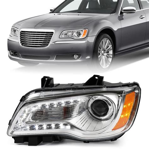 Chrysler 300 Headlights CHRYSLER 300C 05 10 ANGEL EYES CHROME In