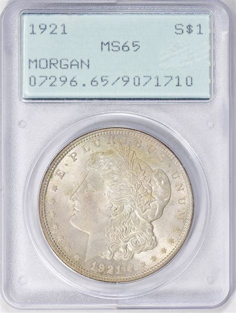 1921 Morgan Silver Dollar PCGS MS-65 OGH (1st Gen) (Item 1856178 ...