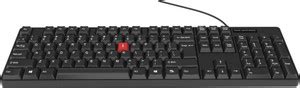 iball Snap USB Keyboard Wired USB Standard Desktop Keyboard Compatible ...