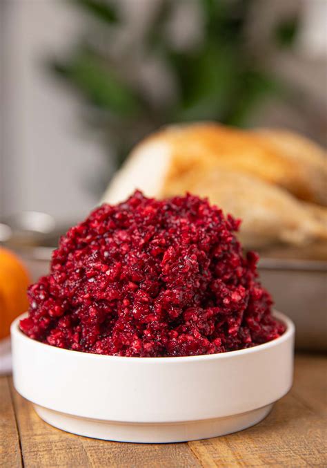 Cranberry Relish Recipe (A Fresh Cranberry Sauce) - Dinner, then Dessert